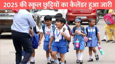 school holiday  2025 की स्कूल छुट्टियों का कैलेंडर हुआ जारी  गर्मियों में मिलेगी बस 12 दिन की छुट्टी