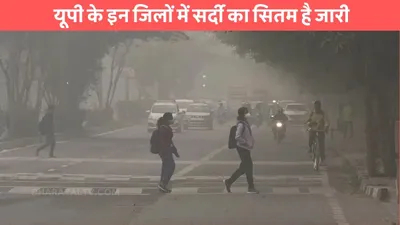 up weather  यूपी के इन जिलों में सर्दी का सितम है जारी  बारिश का अलर्ट हुआ जारी