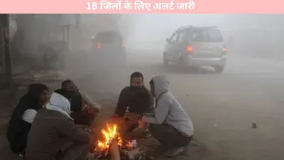 weather  हरियाणा आया शीतलहर की चपेट में    18 जिलों के लिए अलर्ट जारी  देखें मौसम का हाल