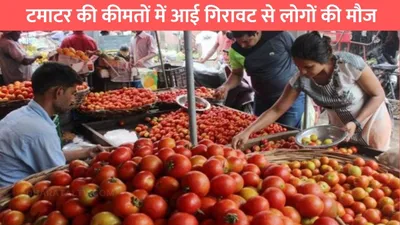 tomato price  टमाटर की कीमतों में आई गिरावट से लोगों की मौज  अब इस रेट पर खरीद सकेंगे टमाटर