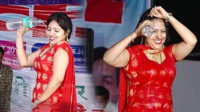 rachna tiwari dance  हरियाणवी गाने पर रचना तिवारी ने जमकर हिलाई कमर  हुस्न के साथ नशीली अदाओं से बनाया सबको दीवाना