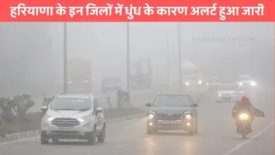 haryana weather  हरियाणा के इन जिलों में धुंध के कारण अलर्ट हुआ जारी  जाने आपके शहर में कैसा रहेगा मौसम