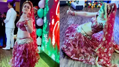 gori nagori dance  गोरी नागौरी के ठुमके ने धड़काया बूढों का दिल  हुस्न देख हर कोई दीवाना